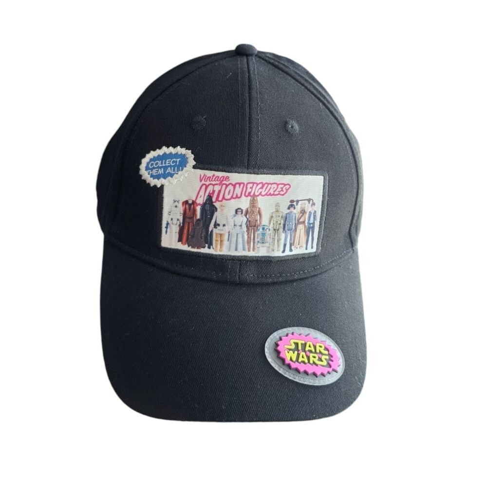 Disney Parks Star Wars Vintage Action Figures Dad Hat NWT Retro Collector Cap